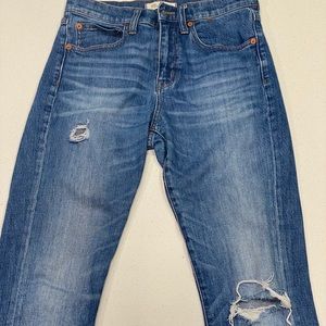 Madewell Cruiser Straight Jeans in Roger Wash